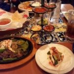 An array of food from Chili's in Banff