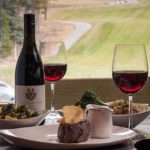 Steak, wine and a view from a working lunch at Rustica