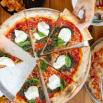 Slices of pizza from Una Pizza + Wine, one of the new restaurants in Banff